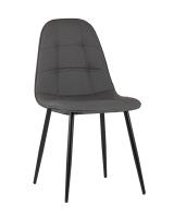 Стул Тейлор экокожа тёмно-серый. Фото №1