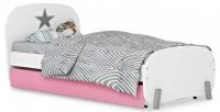 Кровать Polini Kids Mirum, розовый фото Кровать Polini Kids Mirum, розовый. Фото №1