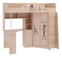 Модульная детская Амели дуб млечный