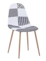 Стул Валенсия пэчворк черно-белый фото Стул Валенсия пэчворк черно-белый. Фото №1