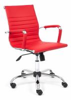 Кресло URBAN-LOW кож/зам, красный, 36-161