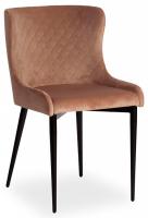 Стул MANTRA (mod. 713) ткань/металл, 49х61х82 см, высота до сидения 49 см, бежевый barkhat 5/черный (поставляется по 4 шт)