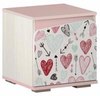 Тумбочка Малибу,белый