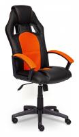 Компьютерное кресло DRIVER кож/зам/ткань, черный/оранжевый, 36-6/07 (id:  ). Фото №1