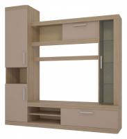 Макси Мини- Стенка дуб сонома/имбирь