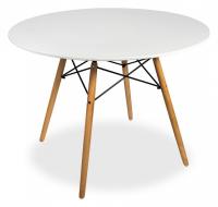 Стол Бари 1000*1000*740 круглый Белый