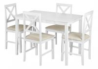 Обеденный комплект эконом Хадсон (стол + 4 стула)/ Hudson Dining Set фото Обеденный комплект эконом Хадсон (стол + 4 стула)/ Hudson Dining Set. Фото №1