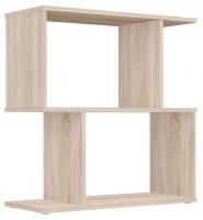 Стеллаж Polini Home Smart, древесина коричневая светлая дуб