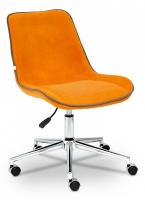 Кресло STYLE флок , оранжевый, 18. Фото №1