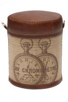 Пуф Secret De Maison Хроно (Chrono) 6409 с отделкой из натуральной кожи (Коричневый Лофт) фото Пуф Secret De Maison Хроно (Chrono) 6409 с отделкой из натуральной кожи (Коричневый Лофт)