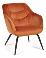 Кресло DREIFUS (mod. DM4284)   металл, ткань, 66*74.5*82, оранжевый (70AC orange) фото Кресло DREIFUS (mod. DM4284)   металл, ткань, 66*74.5*82, оранжевый (70AC orange). Фото №1