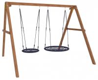 Качели детские Р911-21, коричневый. Фото №1