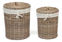 Корзина Secret De Maison Letti (набор из 2 штук) натуральный ротанг, D48*58/D38*49 см, Натуральный Кубу / Natural Kubu фото Корзина Secret De Maison Letti (набор из 2 штук) натуральный ротанг, D48*58/D38*49 см, Натуральный Кубу / Natural Kubu. Фото №1