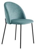 Стул C-962  Marine зеленый/матовый черный. Фото №1