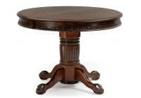 Стол деревянный Альфред орех / коричневая патина