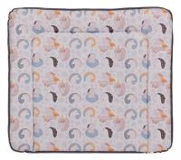 Матрас пеленальный Polini kids Волшебный Единорог, серый