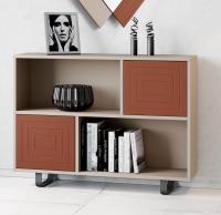 Узкая тумба NORA 3009.2 Almendra/Teja. Фото №1