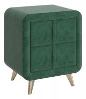 Тумба прикроватная Софи 2, (480х370х580) малахит (велюр)