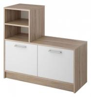 Лофт-2 СТЛ.117.01М Тумба Дуб сонома/Белый