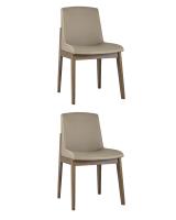 Стул LOKI экокожа бежевый 2 шт. фото Стул LOKI экокожа бежевый 2 шт.. Фото №1