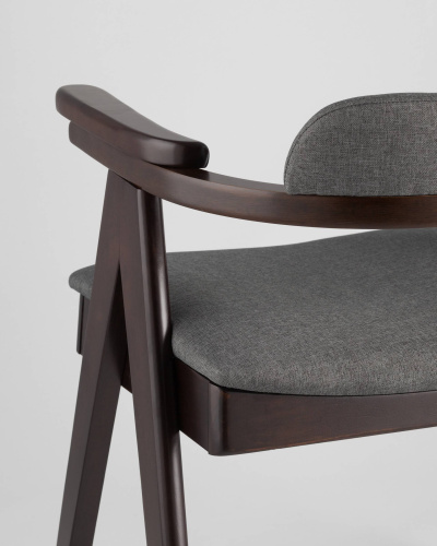 Стул обеденный OLAV темно-серый 2 шт.. Фото №8