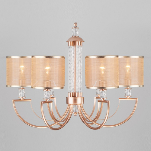 Подвесная люстра Eurosvet Licata 60099/6 перламутровое золото. Фото №1