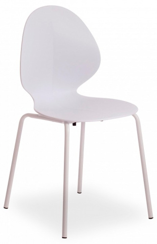 Стул EBAY (mod 03) металл/пластик, 52x46x83.5, белый (поставляется по 4 шт). Фото №1