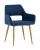 Стул Кромвель NEW синий. Фото №1