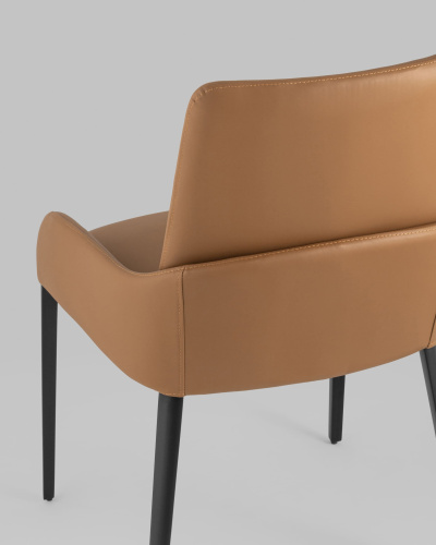 Стул Челси экокожа коричневый. Фото №8