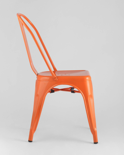 Стул TOLIX оранжевый глянцевый. Фото №5