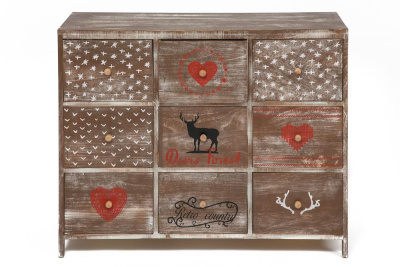 Комод с 9 ящиками Maritime 9 H x 16-007NS. Фото №3