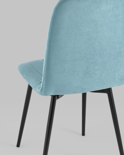 Стул Easy велюр пыльно-голубой. Фото №8