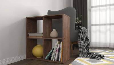 Стеллаж Polini Home Smart, коричневый. Фото