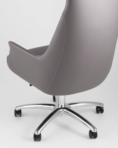 Кресло руководителя TopChairs Viking серое фото Кресло руководителя TopChairs Viking серое. Фото №8