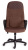 Кресло ADVANCE флок/кож/зам , коричневый, 6/36-36. Фото №2