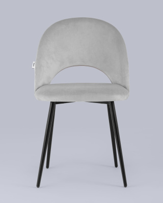 Стул Меган велюр светло-серый. Фото №5