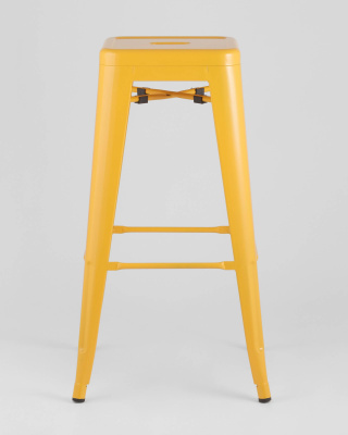 Стул барный TOLIX желтый глянцевый. Фото