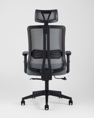 Кресло руководителя TopChairs Post серое. Фото