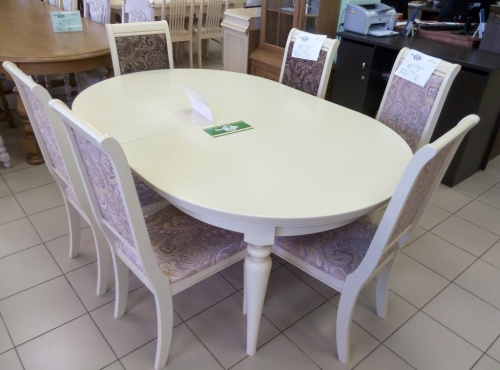 Стол обеденный раскладной Людовик ГМ 6090 (овальный). Фото №2