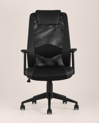 Кресло офисное TopChairs Studio черное фото Кресло офисное TopChairs Studio черное. Фото №5