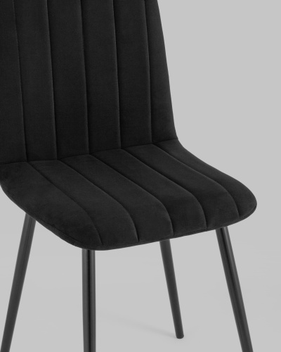Стул Easy велюр черный. Фото №9