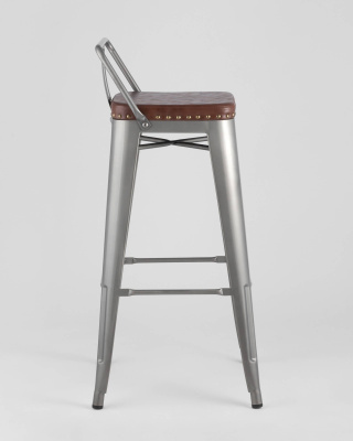 Стул барный TOLIX SOFT серебристый фото Стул барный TOLIX SOFT серебристый. Фото №5