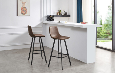 Барный стул 8307А-6 Brown (коричневый) фото Барный стул 8307А-6 Brown (коричневый). Фото №2