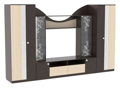 Гармония Шкаф 2-створчатый венге/дуб млечный. Фото №2