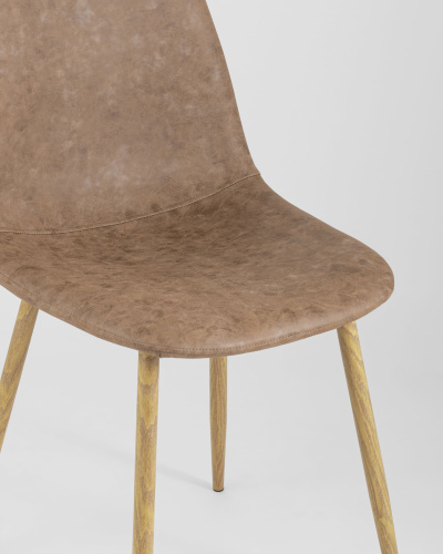 Стул Камилла велюр серый. Фото №9