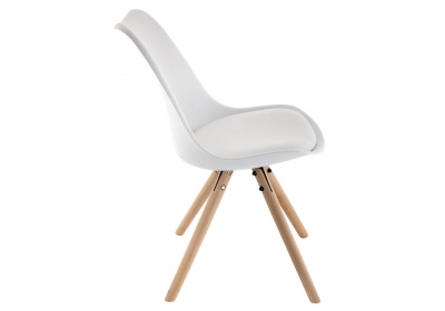 Стул деревянный Bonito белый. Фото