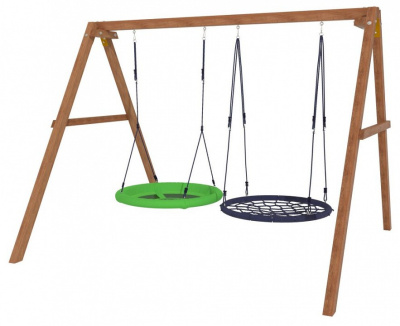 Качели детские Р911-24, коричневый. Фото