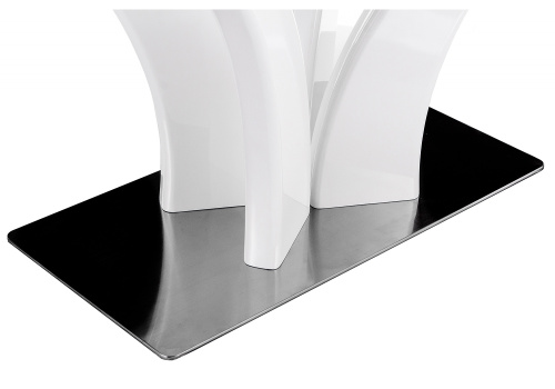 Стол стеклянный Horns 120 super white. Фото №7