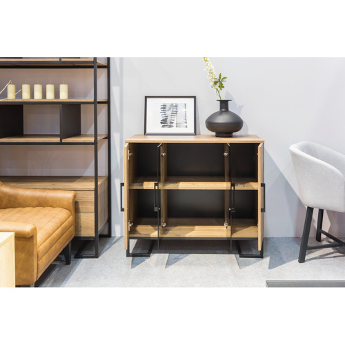 Тумба под оргтехнику Loft Дуб Натур. Фото №13