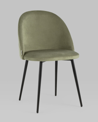 Стул Фолио велюр пыльно-оливковый. Фото